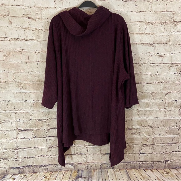 Catherines Sweaters - Catherine’s burgundy cowl neck sweater size 2X